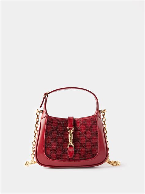 gucci jackie red small